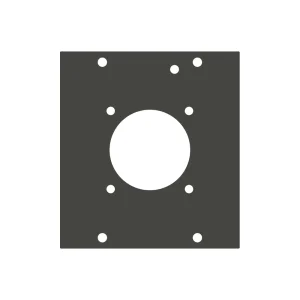 SYSBOXX Seitenblech 2HE 1TE, LK24/25