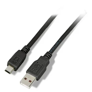 USB 2.0 Kabel USB maleA<>USB miniB  0,3m