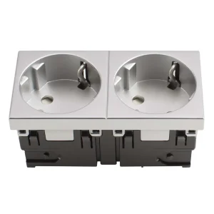 SYSWALL45 SCHUKO-Steckdose 2fach V1