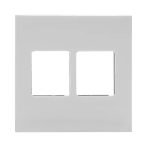 SYSWALL45 Frontplatte, 2 x KEYSTONE