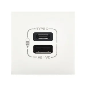 SYSWALL45 USB-Lademodul A/C, 3A