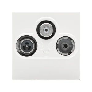 SYSWALL45 Antennen+SAT-Steckdose, 3-Loch