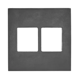 SYSWALL45 Frontplatte, 2 x KEYSTONE