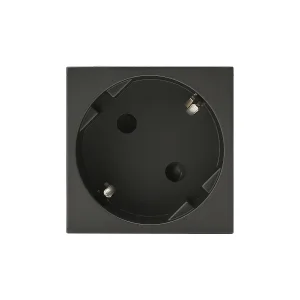 SYSWALL45 SCHUKO-Steckdose 1fach gedreht