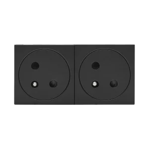 SYSWALL45 SCHUKO-Steckdose CEE7/5 2fach