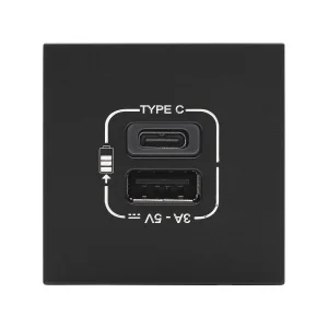 SYSWALL45 USB-Lademodul A/C, 3A