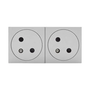 SYSWALL45 SCHUKO-Steckdose CEE7/5 2fach