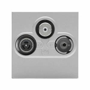 SYSWALL45 Antennen+SAT-Steckdose, 3-Loch