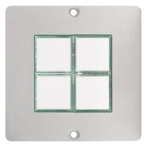 SYSWALL50 4f.Tastermodul, Edelstahl