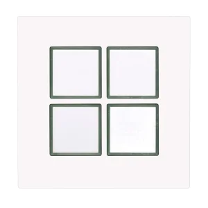 SYSWALL50 4f.Tastermodul, weiß hochglanz