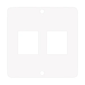 SYSWALL50 Frontplatte, 2x KEYSTONE