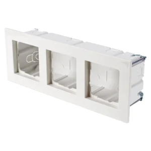 SYSWALL50 Schalterrahmen + UP 3fach