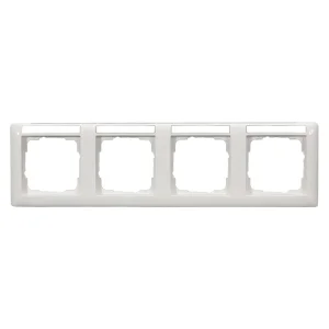 SYSWALL55 Schalterrahmen 4fach, beschr.