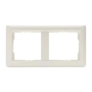 SYSWALL55 Schalterrahmen 2fach ohne Steg