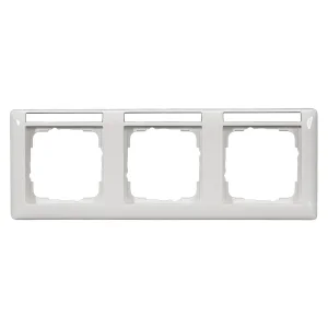 SYSWALL55 Schalterrahmen 3fach, beschr.