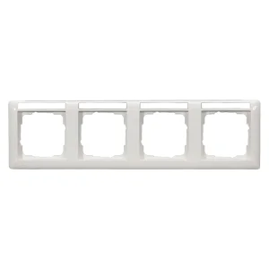 SYSWALL55 Schalterrahmen 4fach, beschr.