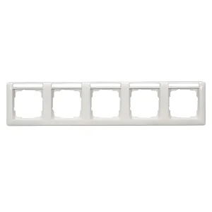 SYSWALL55 Schalterrahmen 5fach, beschr.