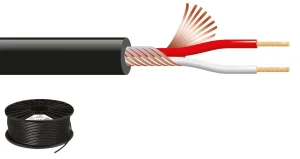 MC-102/SW Mikrofonkabel, 100m 2x0,12mm