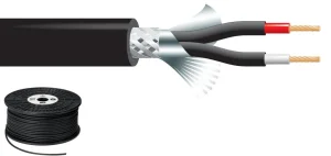 MLC-122/SW Mikrofonkabel 100m 2x0,24mm