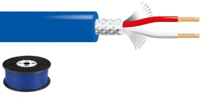 MLC-152/BL Mikrofonkabel 100m 2x0,22mm