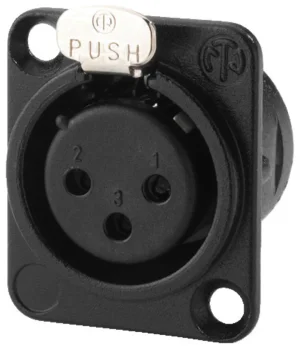 NC-3FDL1BAG XLR-Einbaubuchse