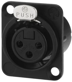 NC-3FDLXBAG XLR-Einbaubuchse