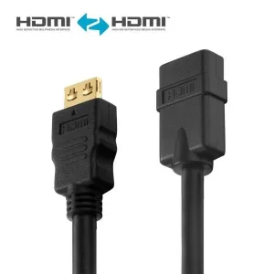 Zertifiziertes 4K Premium High-Speed HDMI-Verlängerungskabel | schwarz, 3.00m