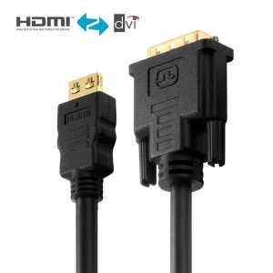 Zertifiziertes 2K HDMI / DVI Kabel - schwarz, 1.50m