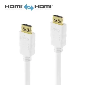Zertifiziertes 4K High-Speed HDMI-Kabel mit Ethernet-Kanal | weiß, 1.50m​​​​​​​​​​​​​​