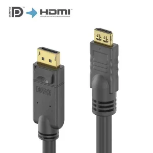 Aktives 4K DisplayPort/HDMI-Kabel - 10.00m