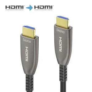 8K Ultra High Speed HDMI AOC Glasfaserkabel - 25.0m, Anthrazit