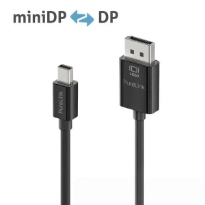 Premium 4K mini DisplayPort / DisplayPort Kabel - 1.50m, schwarz